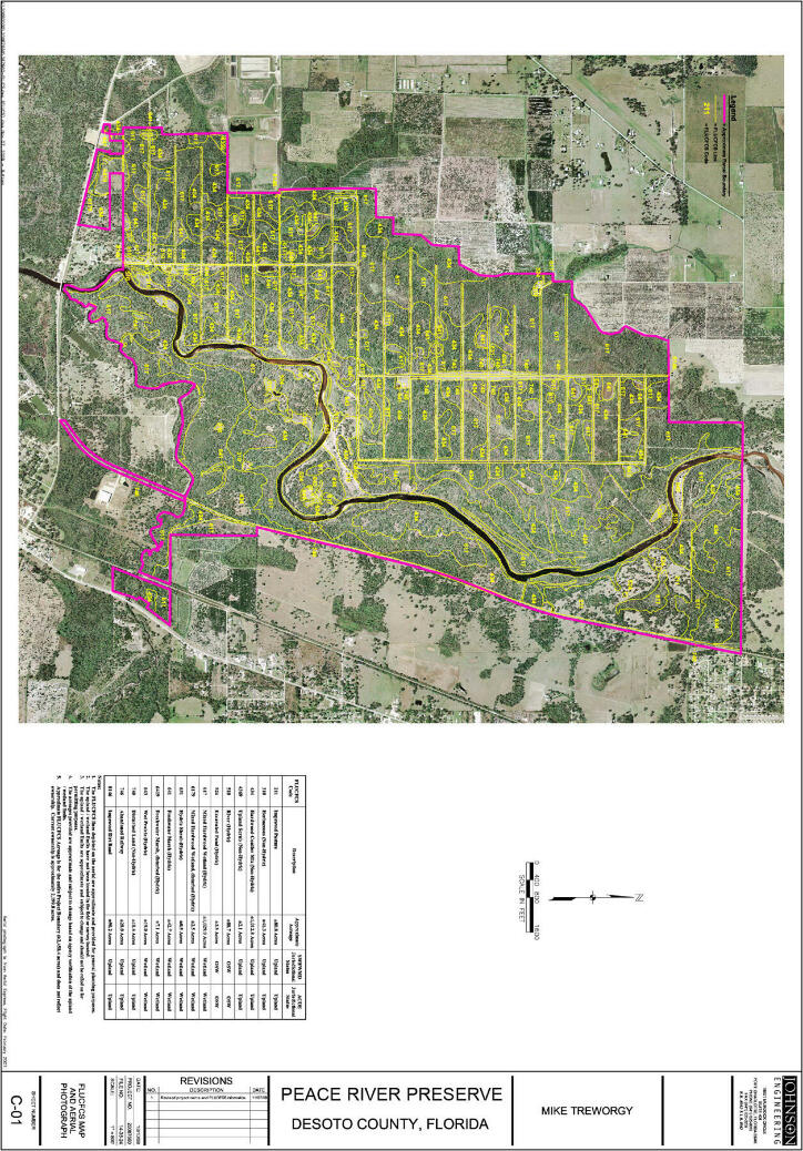 Appendix B for Peace River Preserve, Arcadia, FL